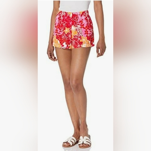 Roxy Easy Does It High Rise Pull On Shorts - Picture 1 of 9